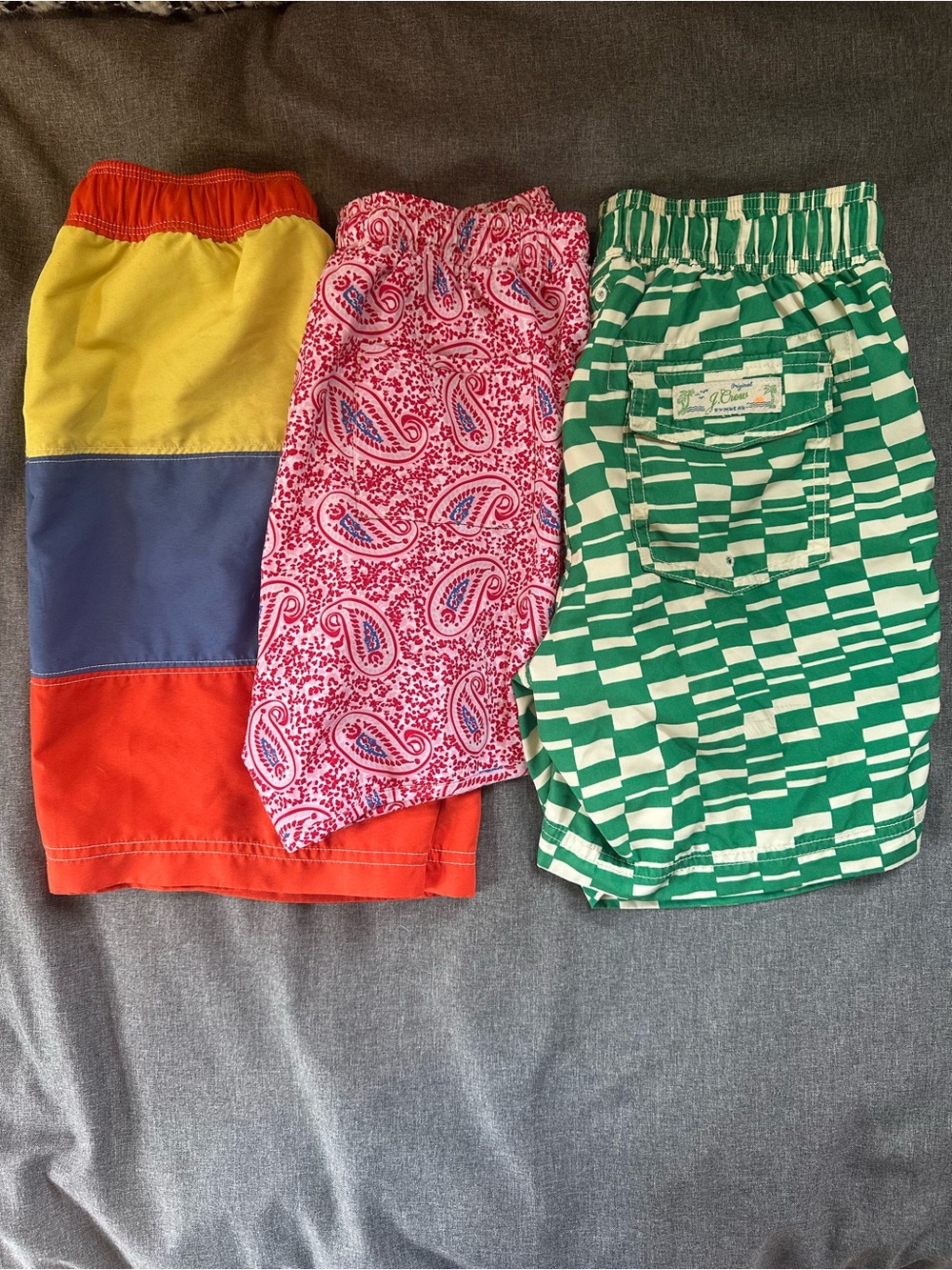 Boys Size 10 Bathing Suits - J. Crew, Hanna Andersson and Petit Peony